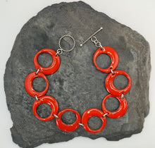 Charger l'image dans la galerie, Bracelet émaillé rouge