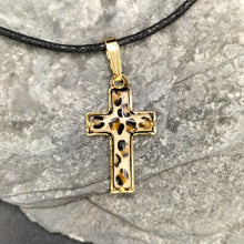 Charger l'image dans la galerie, Collier CROIX émaillée