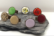 Charger l'image dans la galerie, Bague AMBRE laiton vernis (7 coloris)
