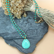 Charger l'image dans la galerie, Collier pendentif goutte APOLLINE II - création originale
