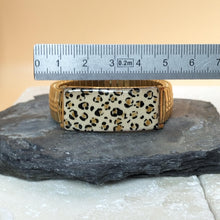 Charger l'image dans la galerie, Bracelet élastique SANDRO acier inoxydable doré -création artisanale -émail