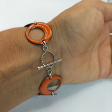 Charger l&#39;image dans la galerie, Bracelet émaillé orqnge
