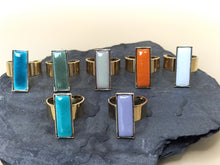Charger l&#39;image dans la galerie, Bague LUCIE plaqué-or ( 7 couleurs)
