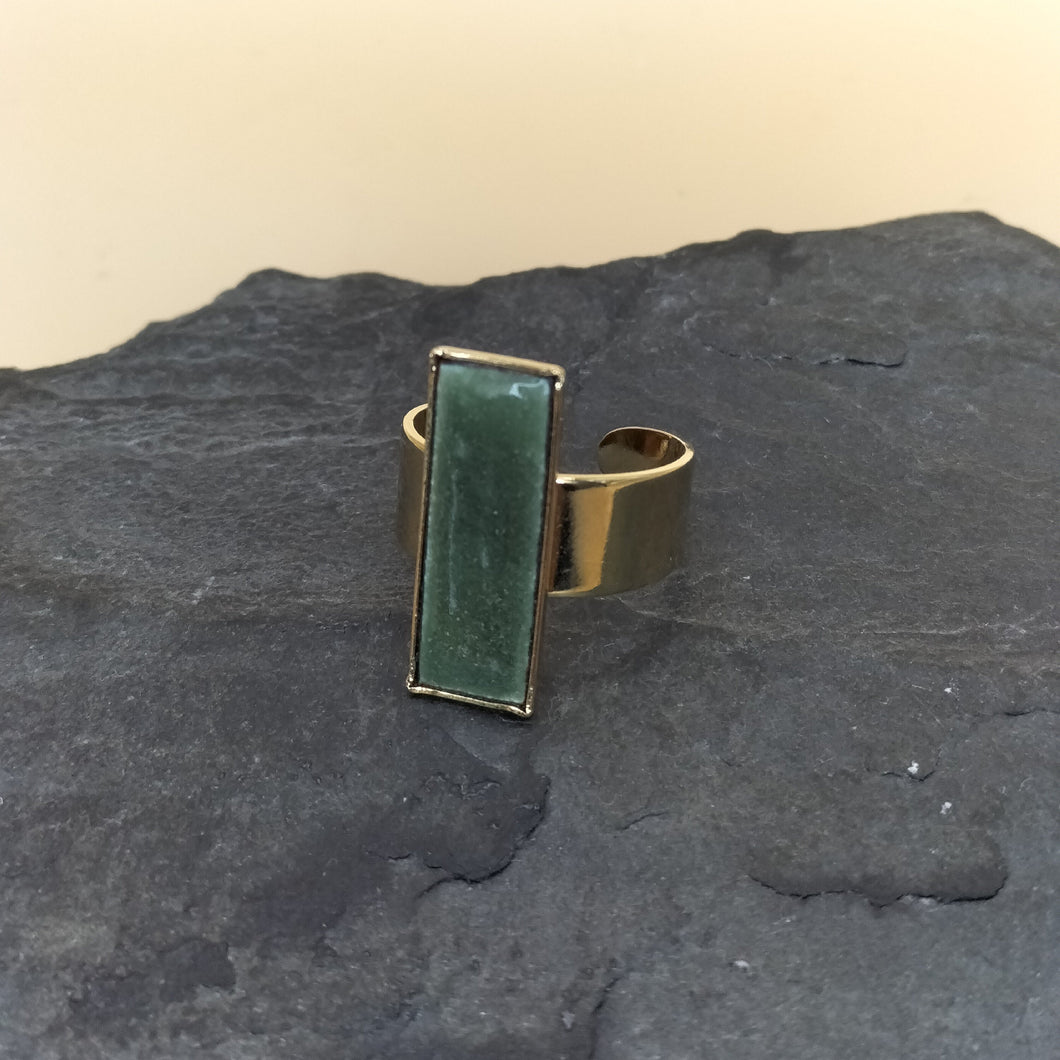 Bague LUCIE plaqué-or ( 7 couleurs)