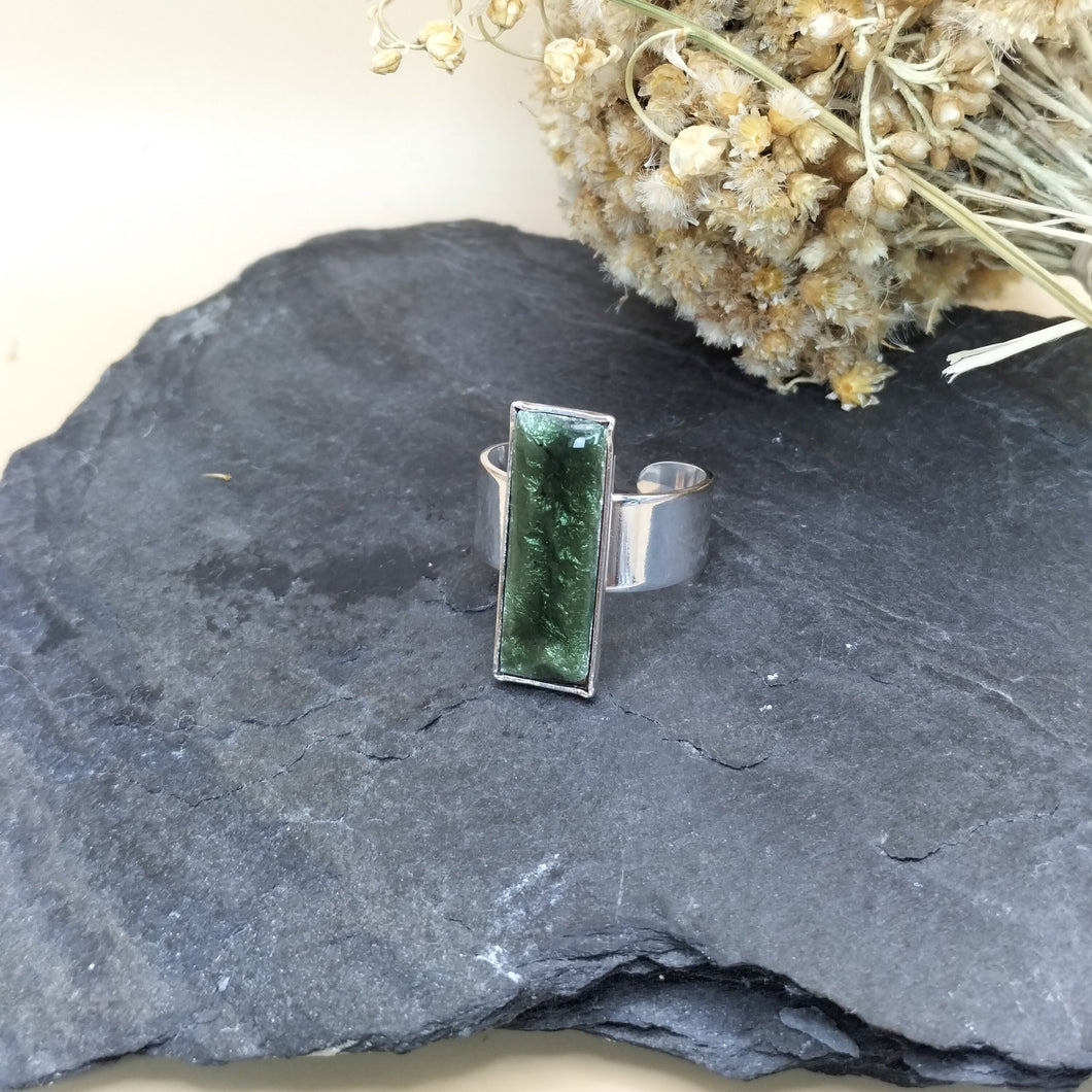Bague LUCIE plaqué-argent (4 coloris)