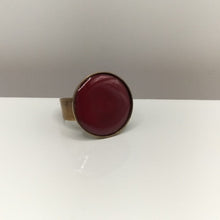 Charger l&#39;image dans la galerie, Bague AMBRE laiton vernis (7 coloris)
