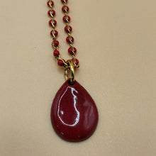 Charger l'image dans la galerie, Collier pendentif goutte APOLLINE II - création originale
