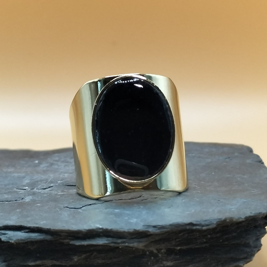 Bague MILA plaqué-or
