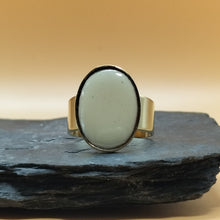 Charger l&#39;image dans la galerie, Bague JULIA plaqué-or, ovale
