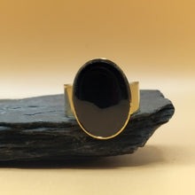 Charger l&#39;image dans la galerie, Bague JULIA plaqué-or, ovale
