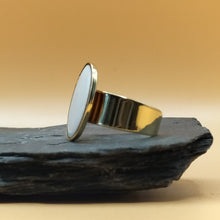 Charger l&#39;image dans la galerie, Bague JULIA plaqué-or, ovale
